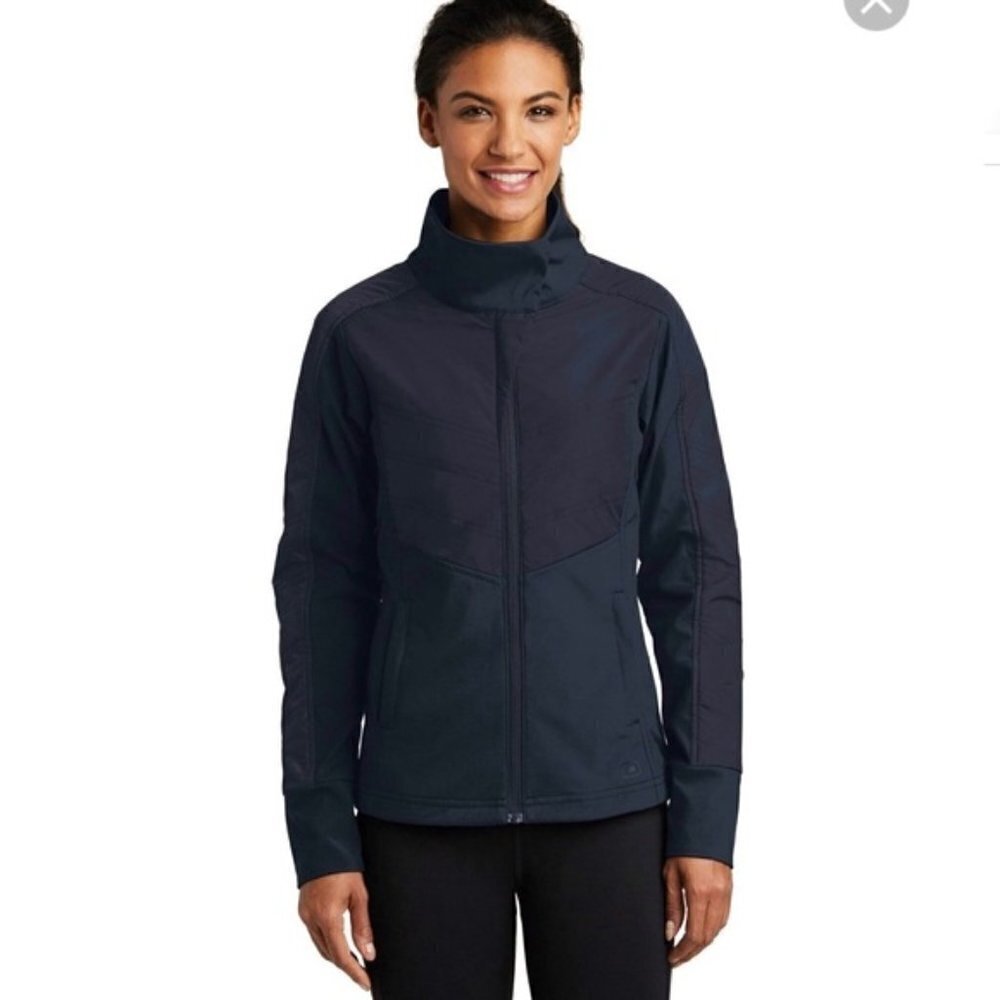OGIO Endurance Brink Soft Shell Navy Blue Jacket Size XS